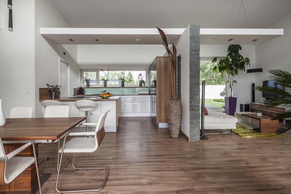 Интерьеры одноэтажных домов