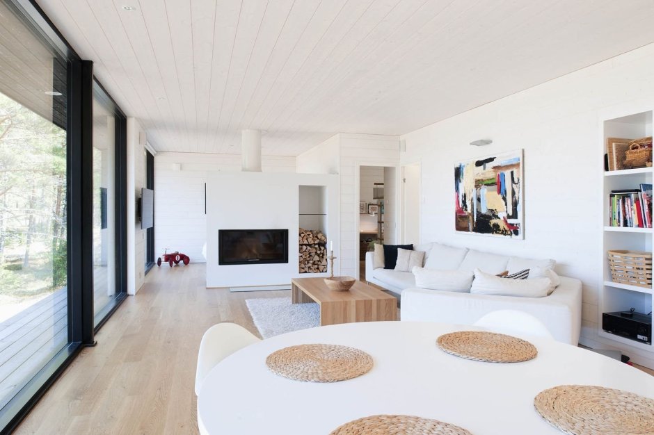 Интерьер в каркасном доме