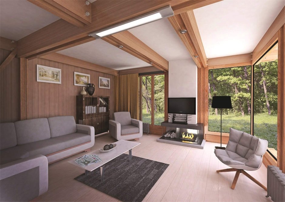 Барнхаус интерьер