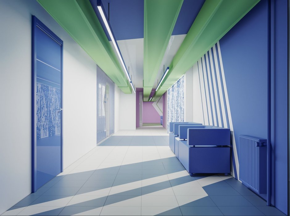 Элитный школьный коридор