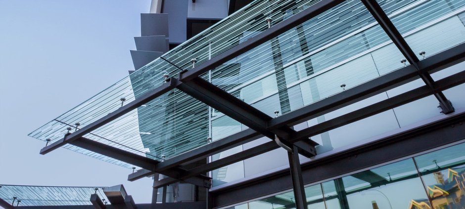 Стеклянный навес ТАТПРОФ