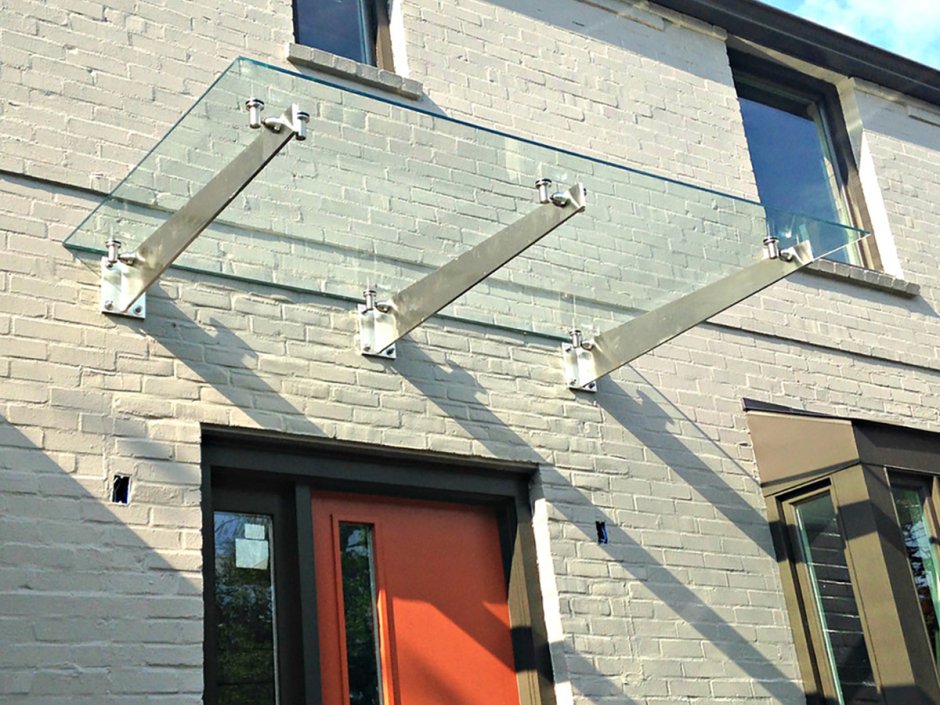 Кронштейны для стеклянных козырьков