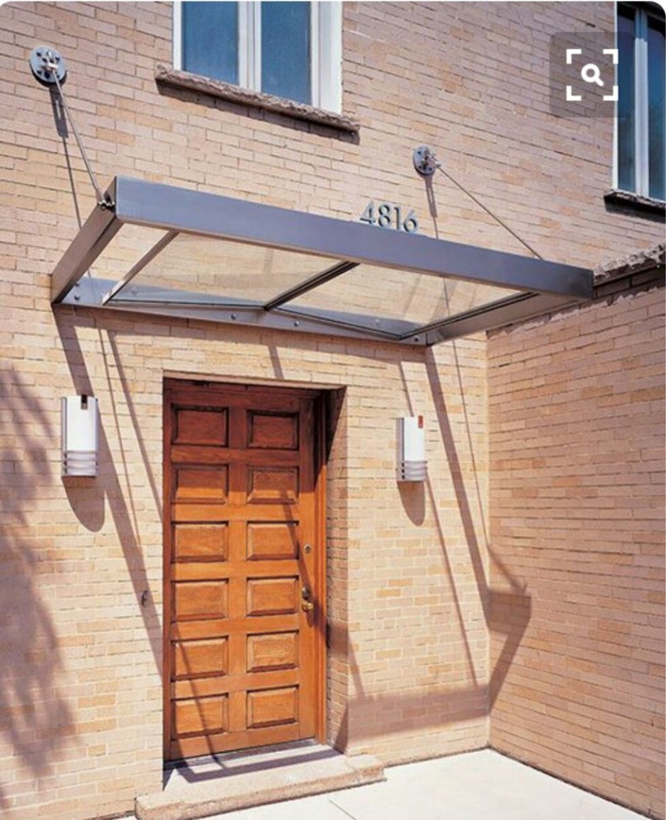 Козырек в стиле лофт