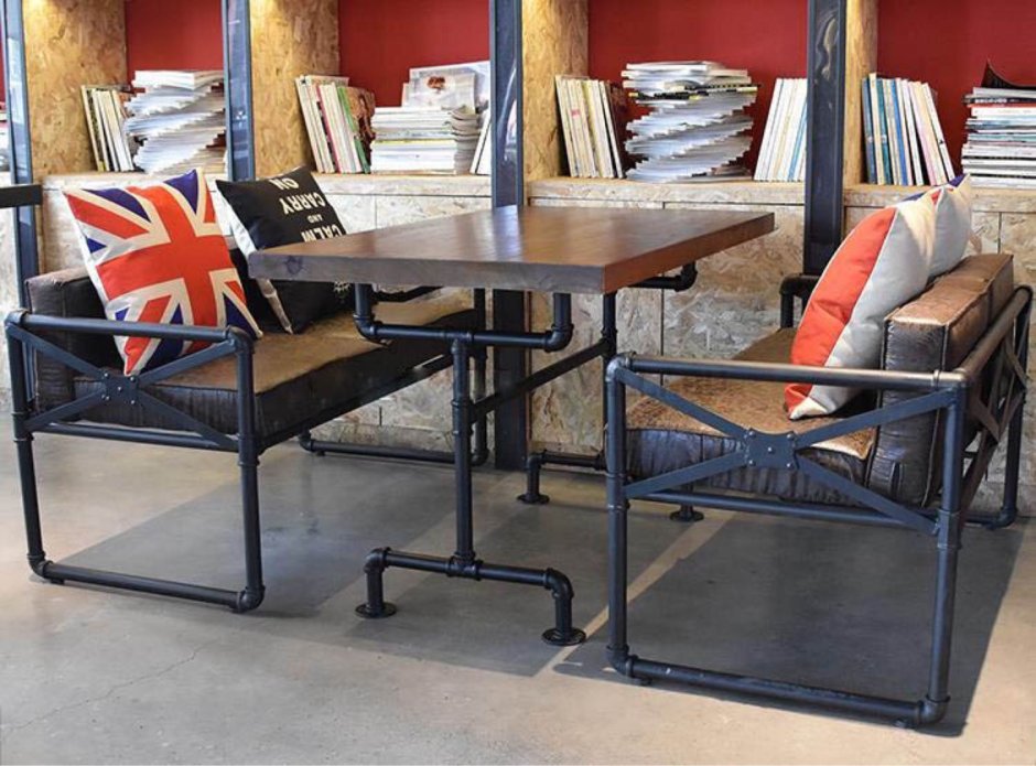 Садовая мебель из металла и дерева мебель из профтрубы