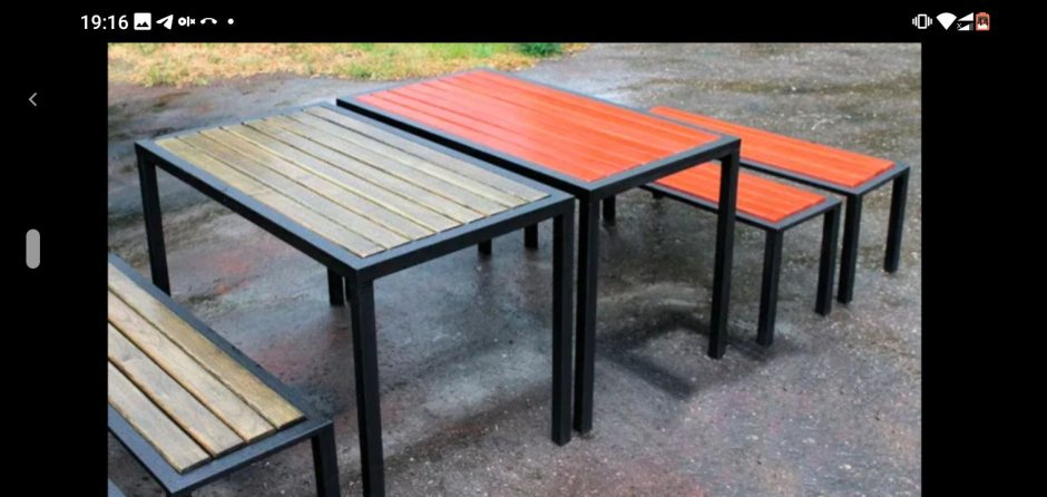 Металлокаркасная мебель в стиле лофт