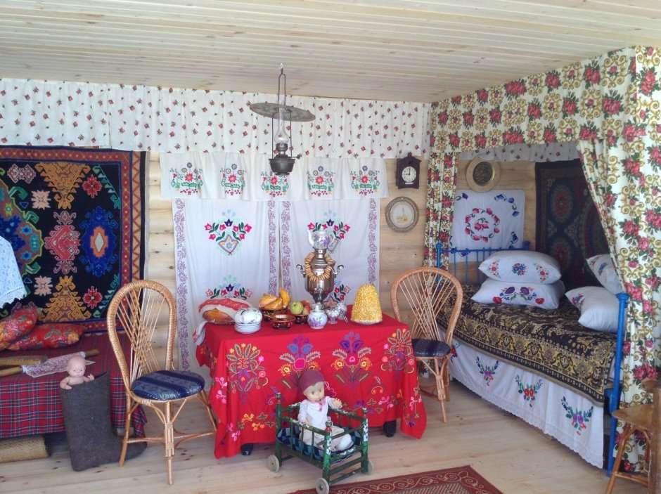 Татарская изба чаршау