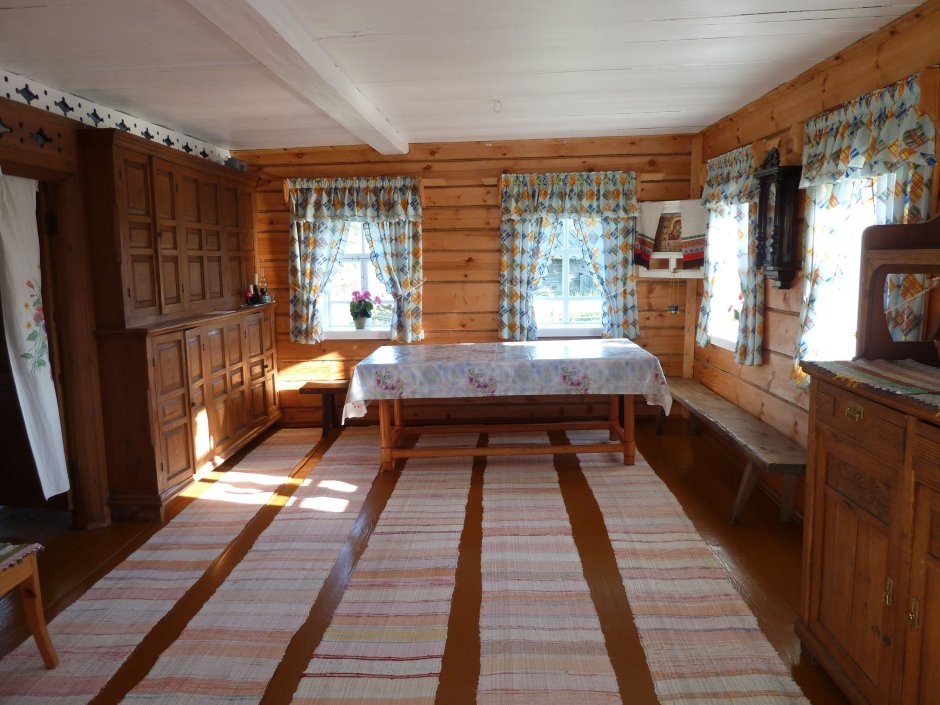 Татарская срубная изба