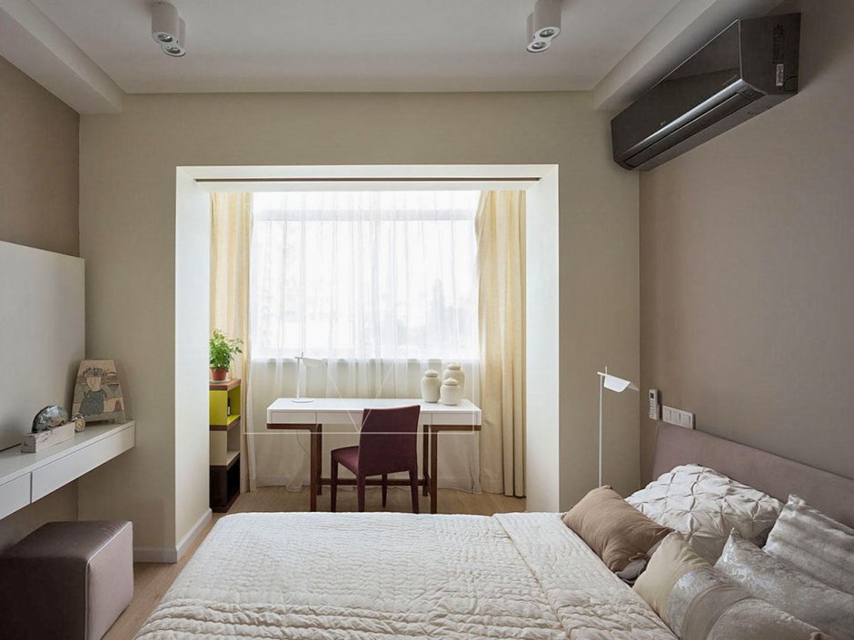 Спальня Объединенная с лоджией