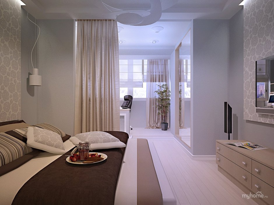 Интерьер двузкомнатнвй квартир