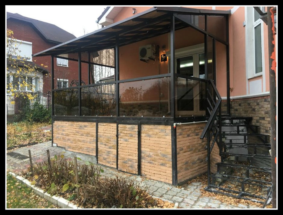 Веранда из металла