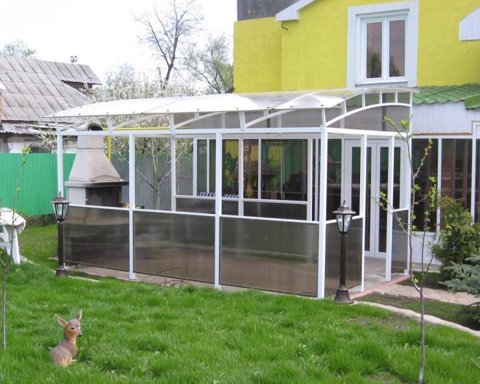 Беседка из поликарбоната