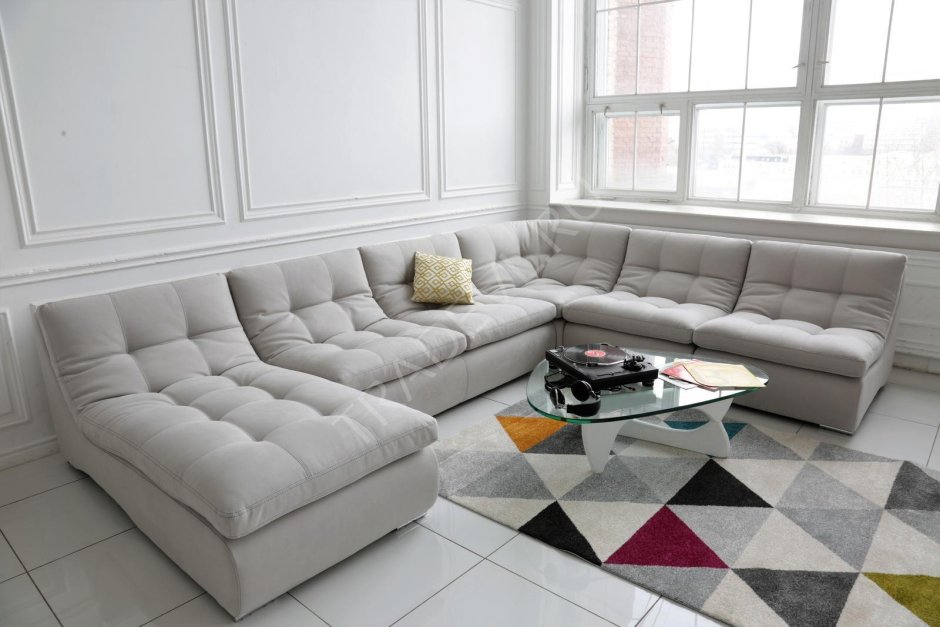 Кожаный диван Nieri Geisha (Италия)