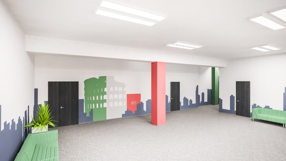 Современная рекреация в школе