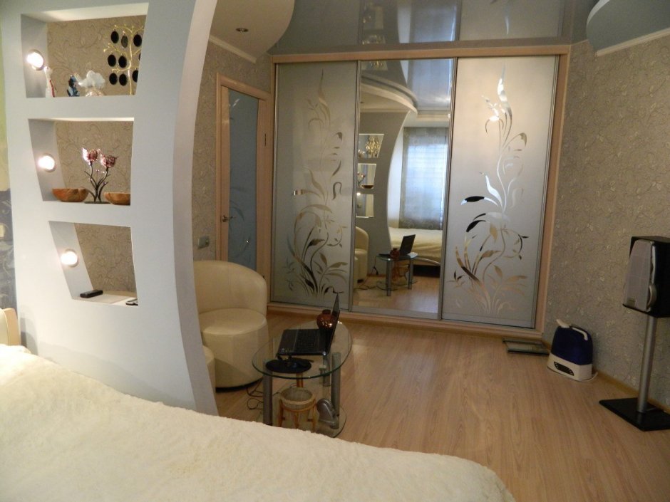 Гипсокартонные перегородки для зонирования