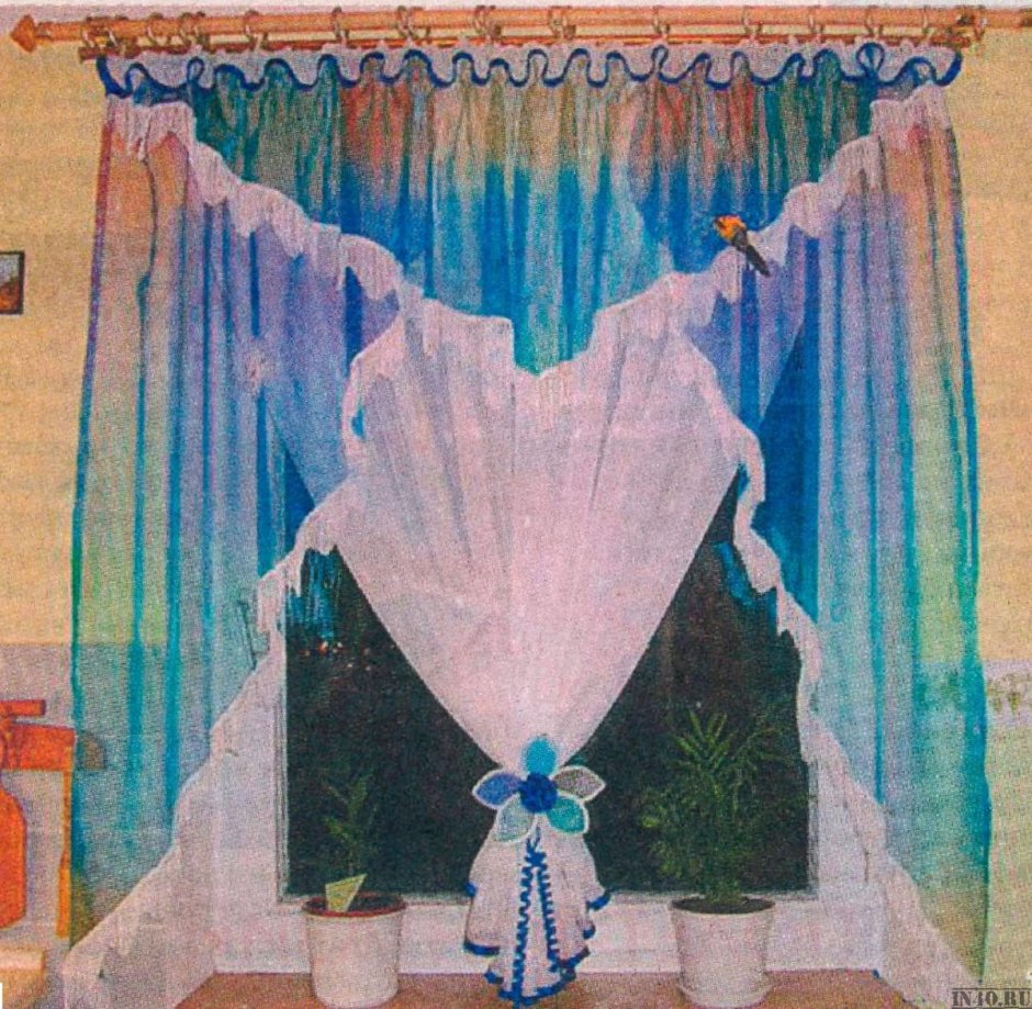 Шторы из остаток ткани