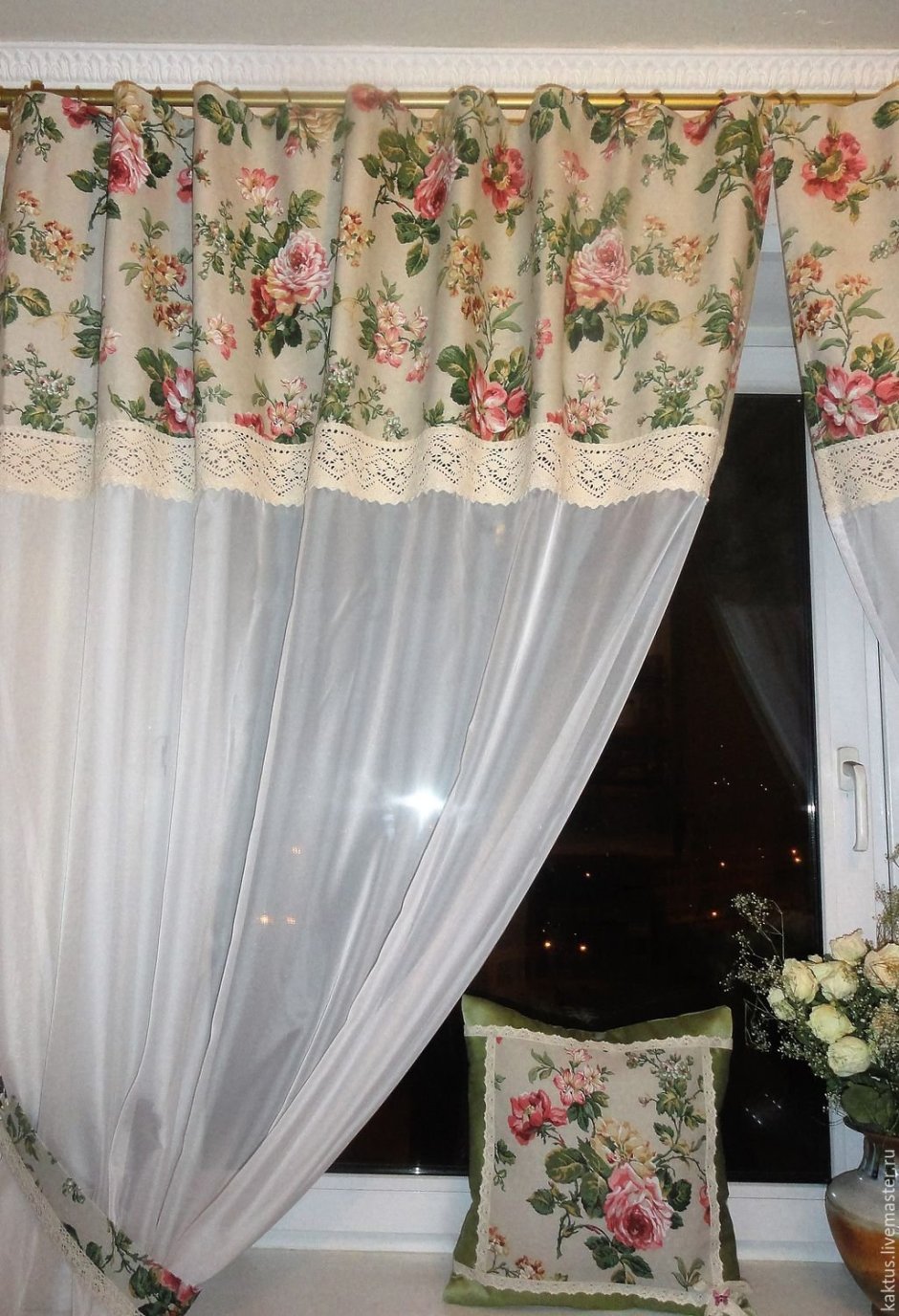 Занавески из старой тюли