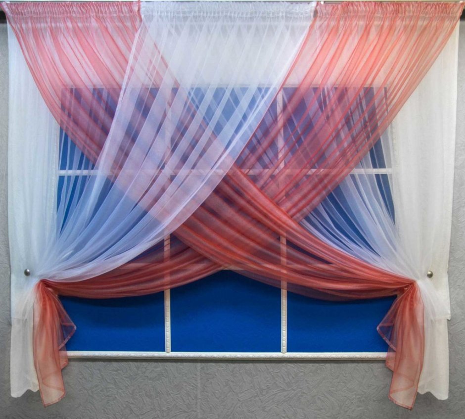 Шторы из остатков тюли