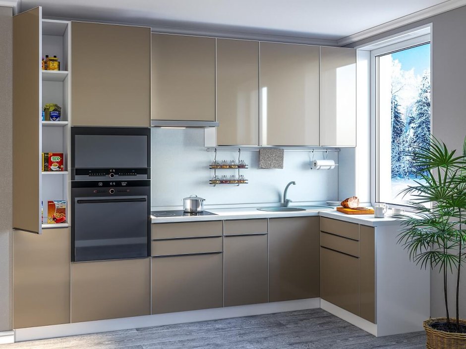 Кухня Фьюжн-al-01 Cappuccino,