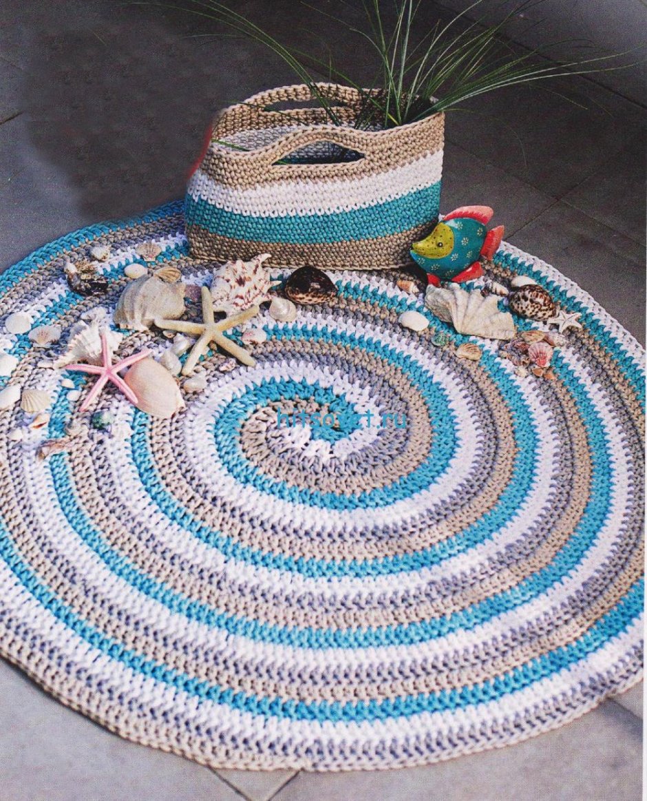 Вязание крючком ковриков