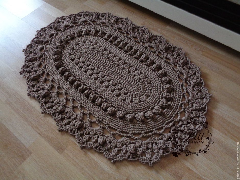 Вязаные коврики