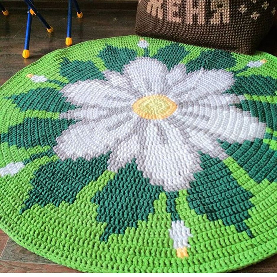 Коврик крючком