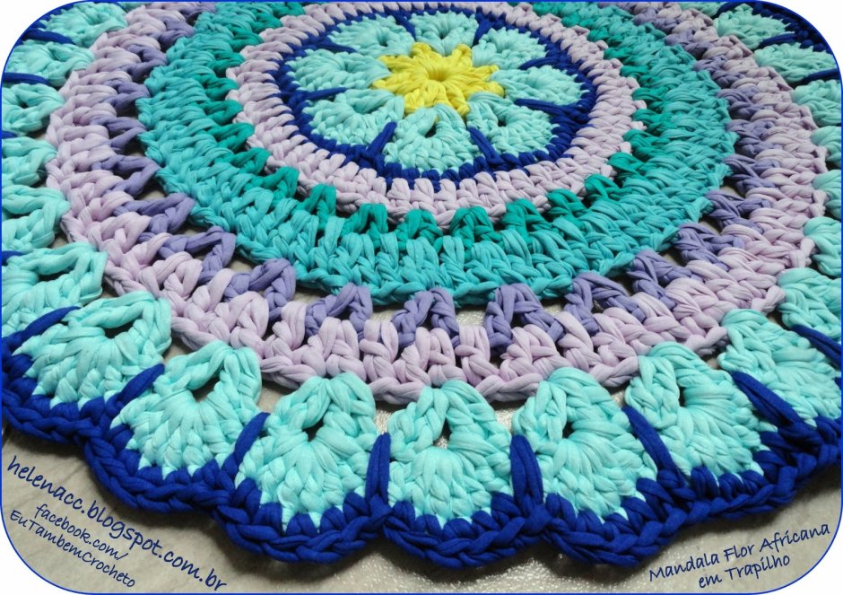 Вязание крючком половичков