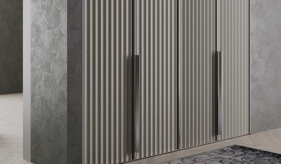 Шкафы с рельефными фасадами