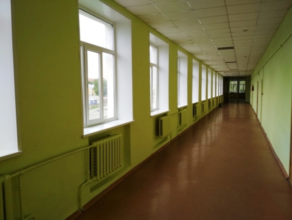 Коридор школы