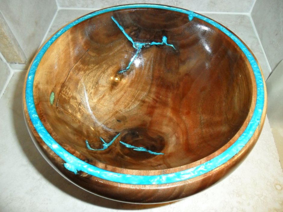 Поднос из эпоксидной смолы