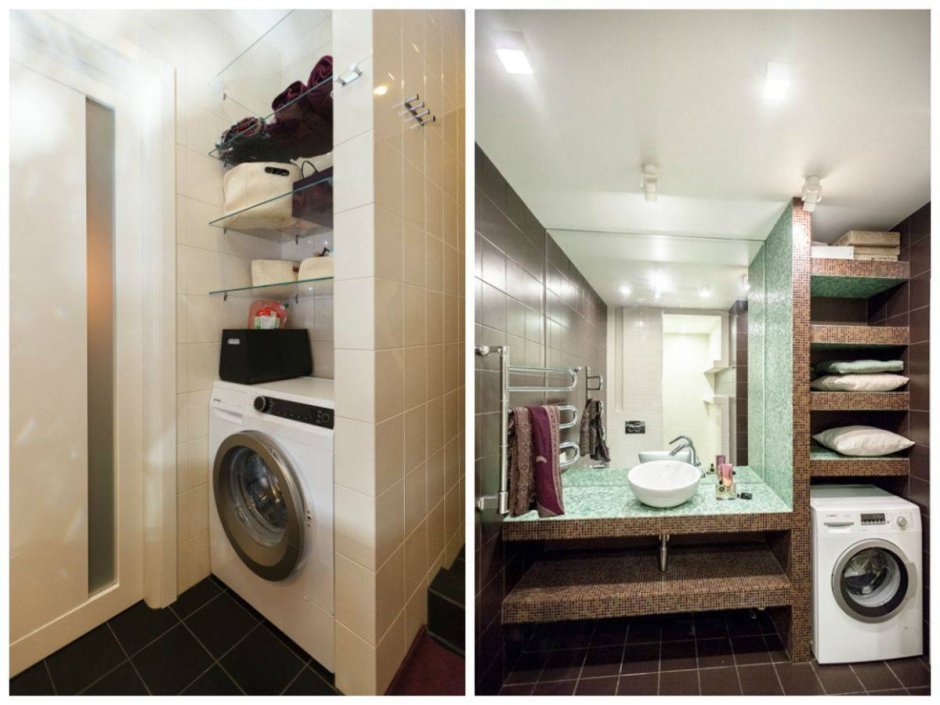 Шкаф в нишу для стиральной машинки