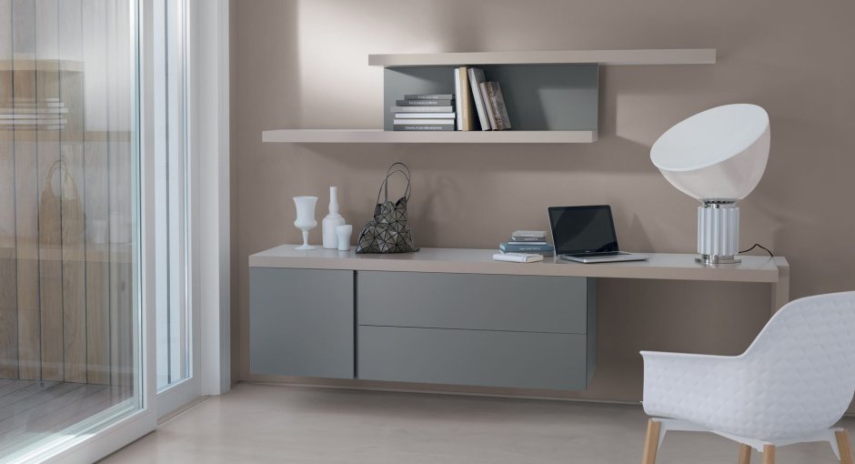 Комод под телевизор с рабочим местом