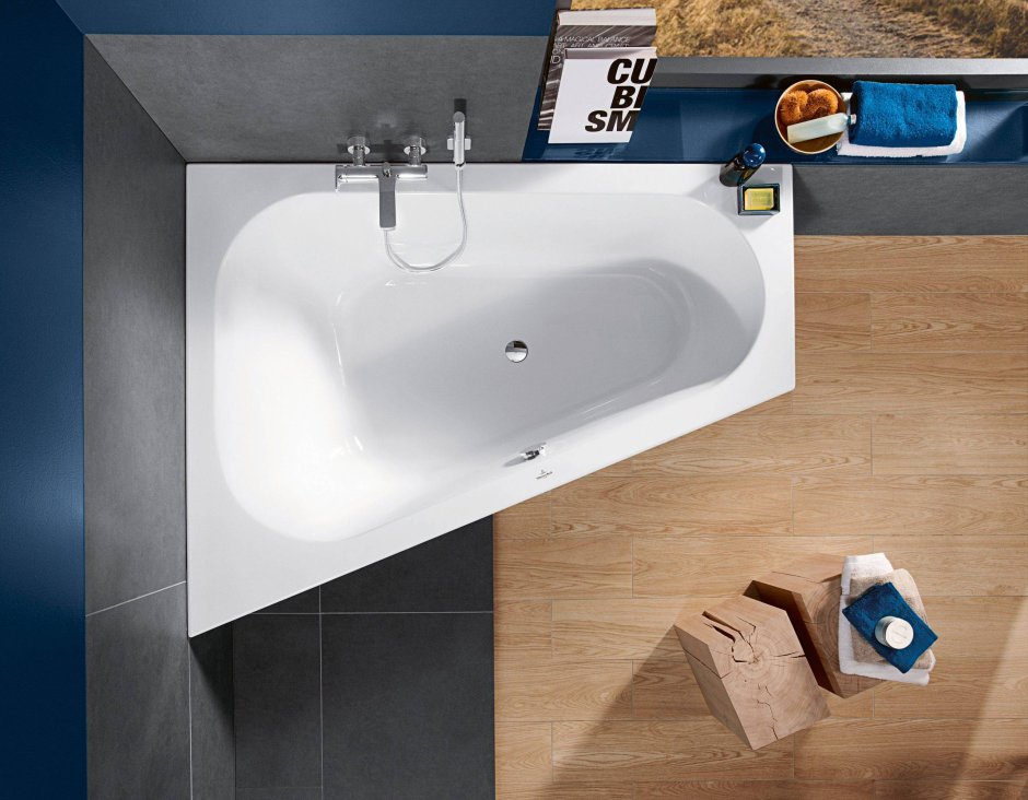 Ванна Villeroy & Boch loop & friends 175x135 uba175lfo9liv-01 акрил угловая