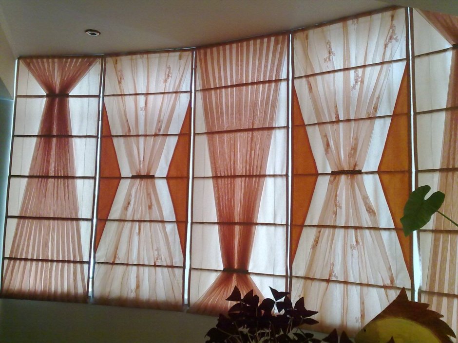 Витражные шторы