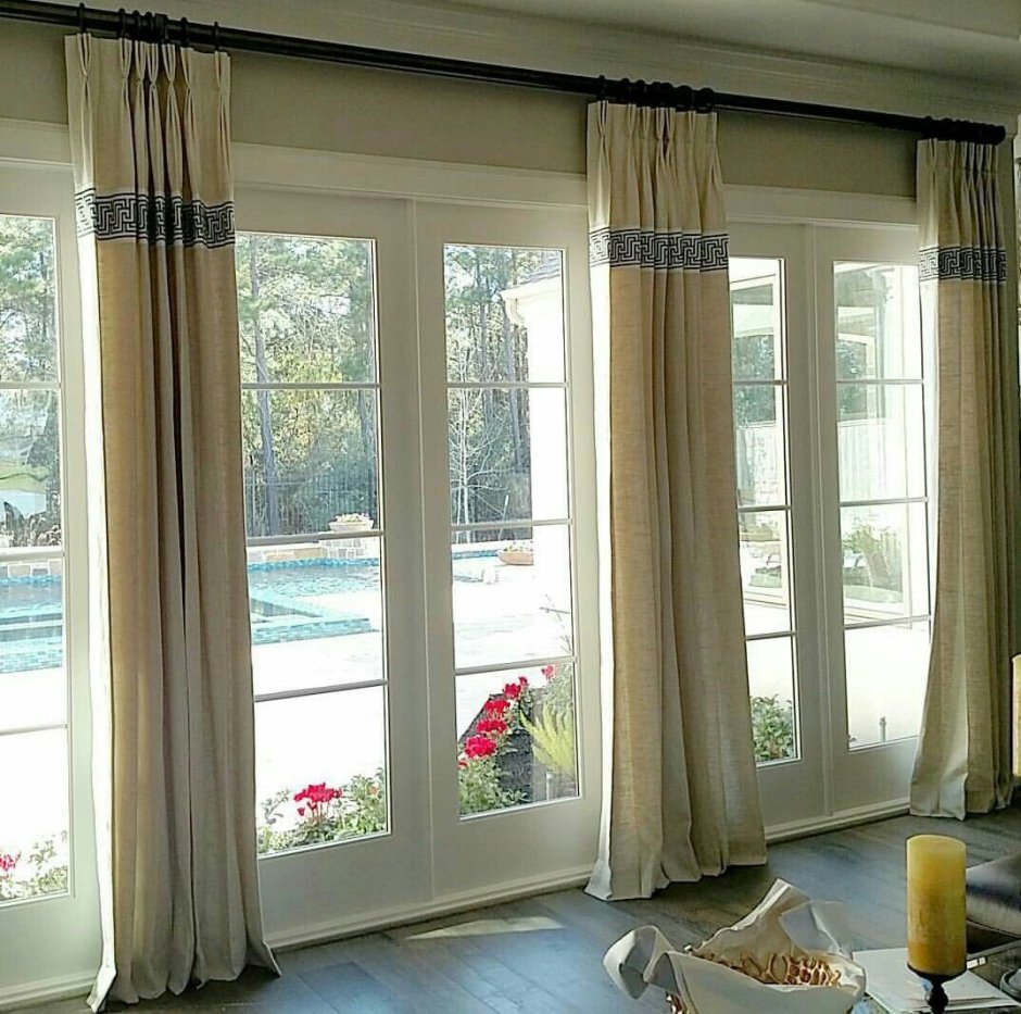 Шторы на большие окна