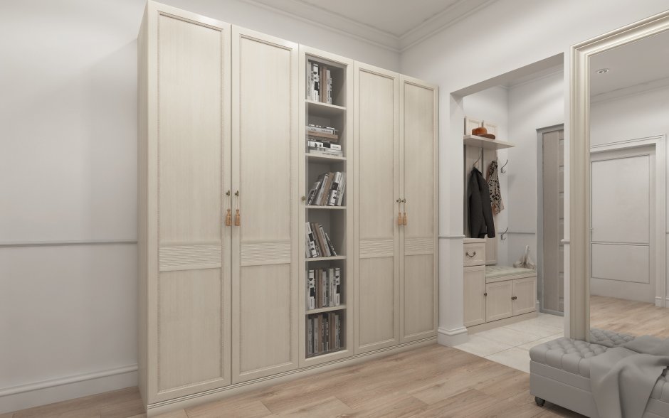 Стенка Ровена светлая Шатура