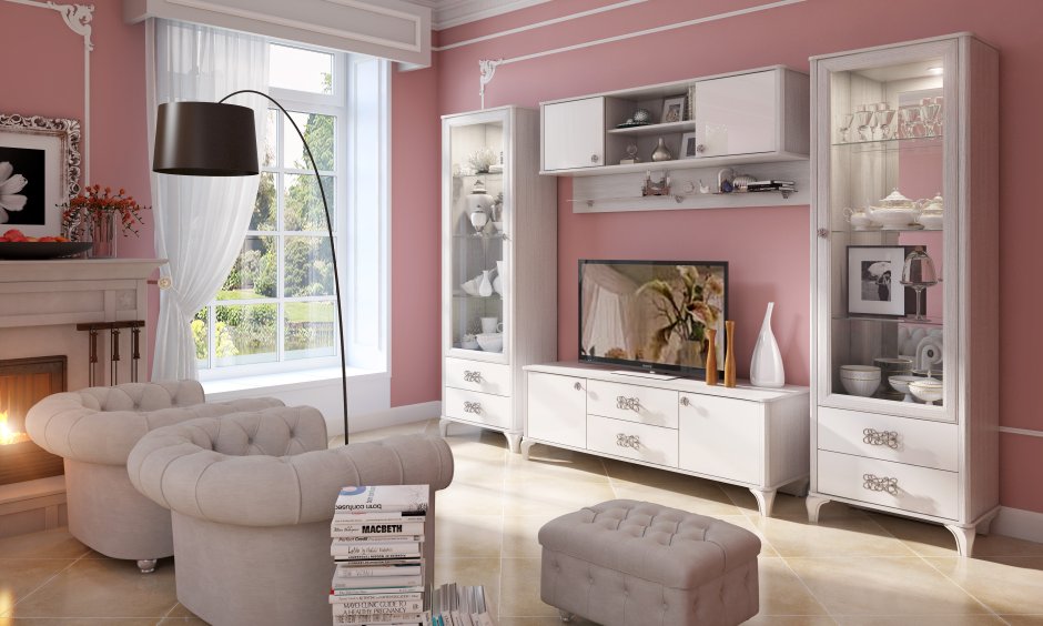 Шкаф витрина Ровена Шатура