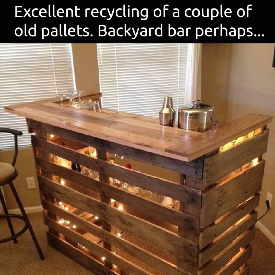 Барная стойка Pallet Bar