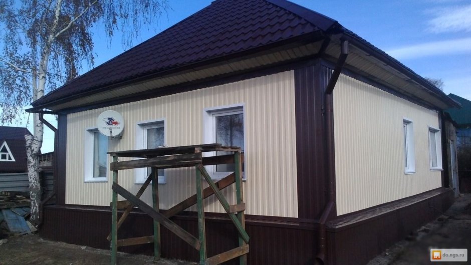 Обшивка домов профлистом