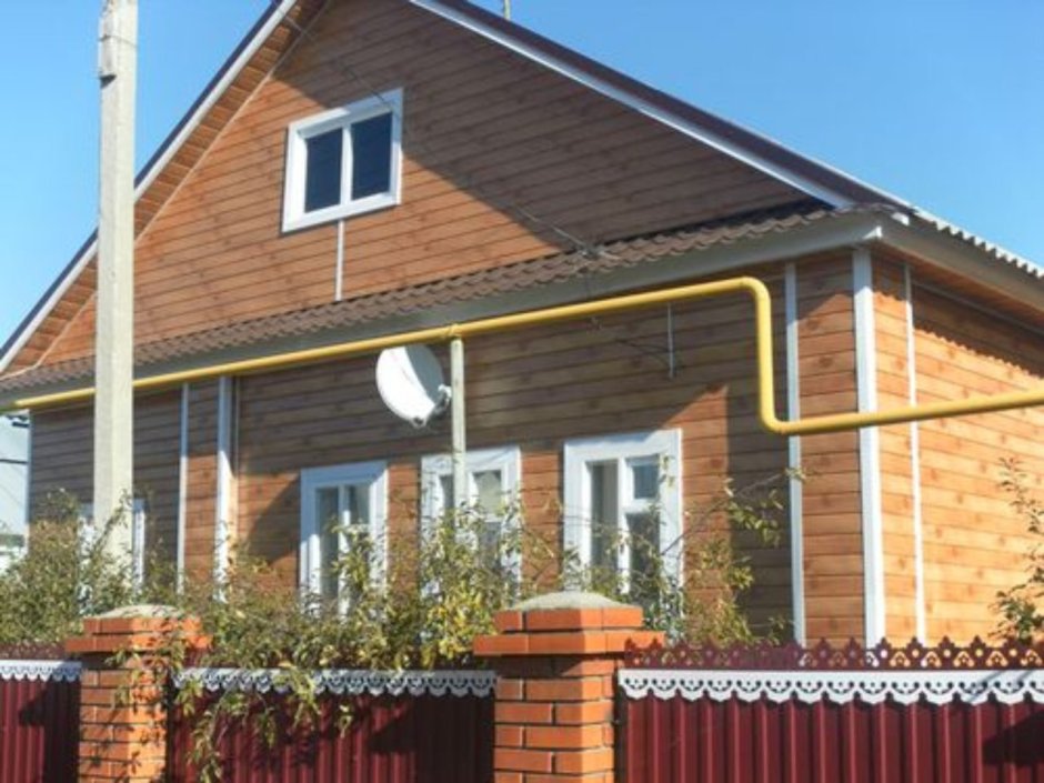 Дом в деревне сайдинг