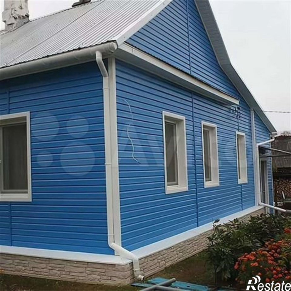 Сайдинг FINEBER серо-голубой