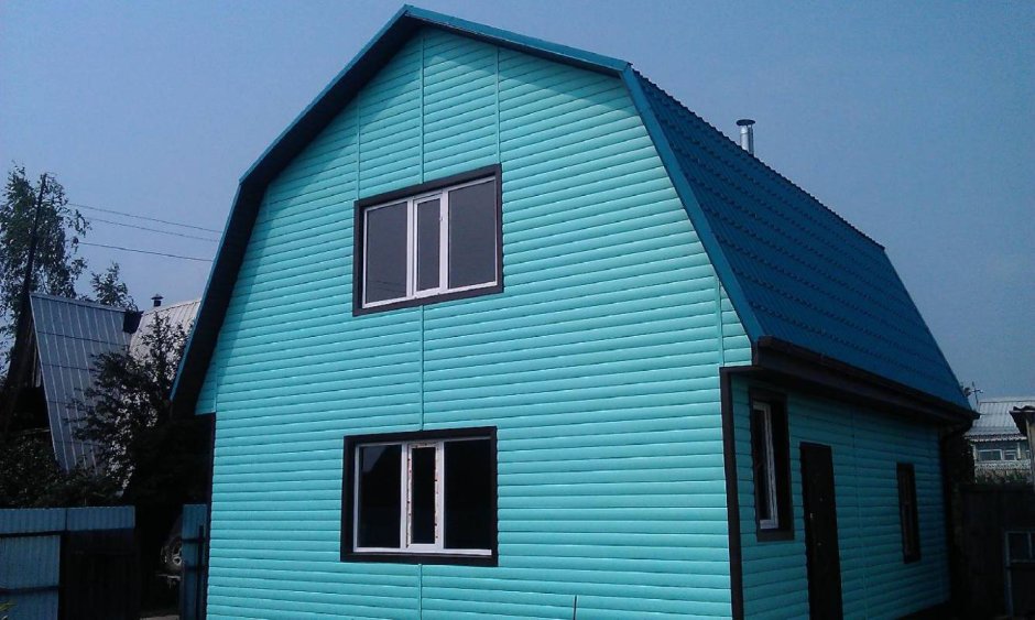 Сайдинг FINEBER бирюза