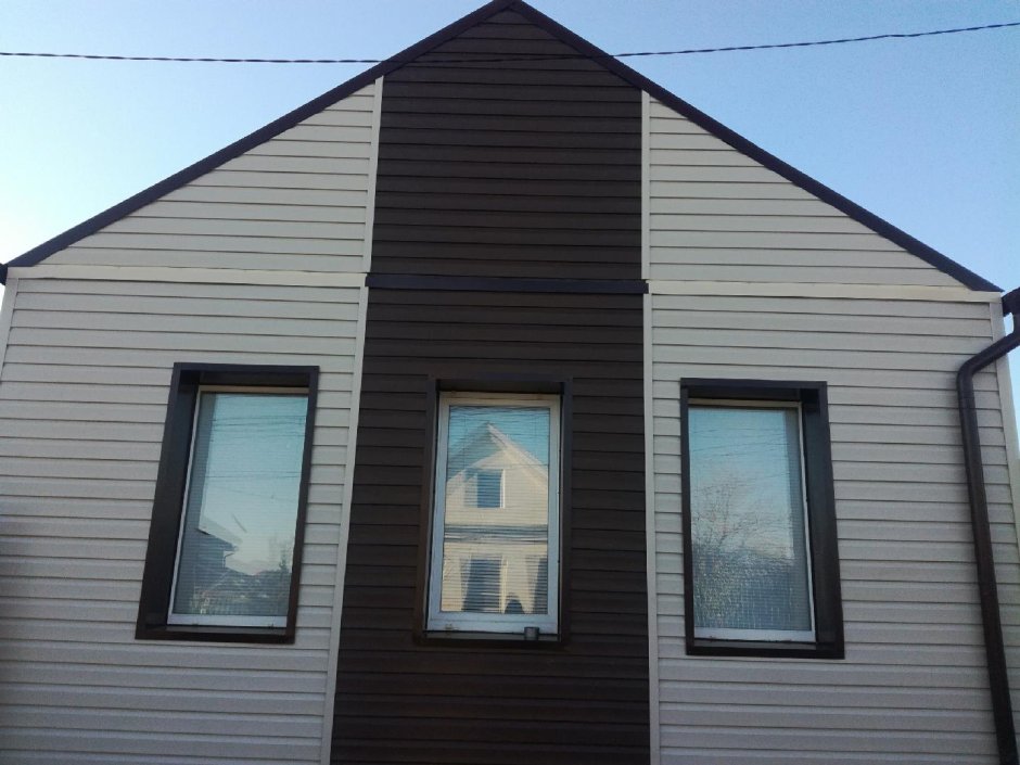 Обшить дом профлистом красиво