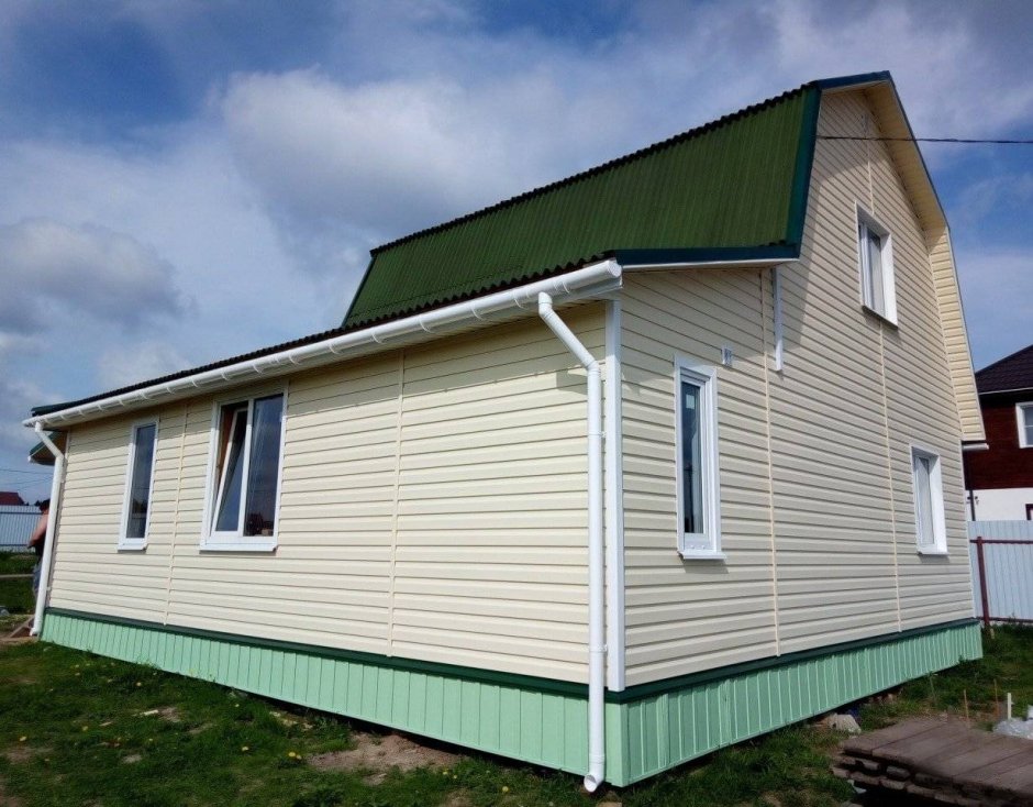 Фасад "виниловый сайдинг" docker