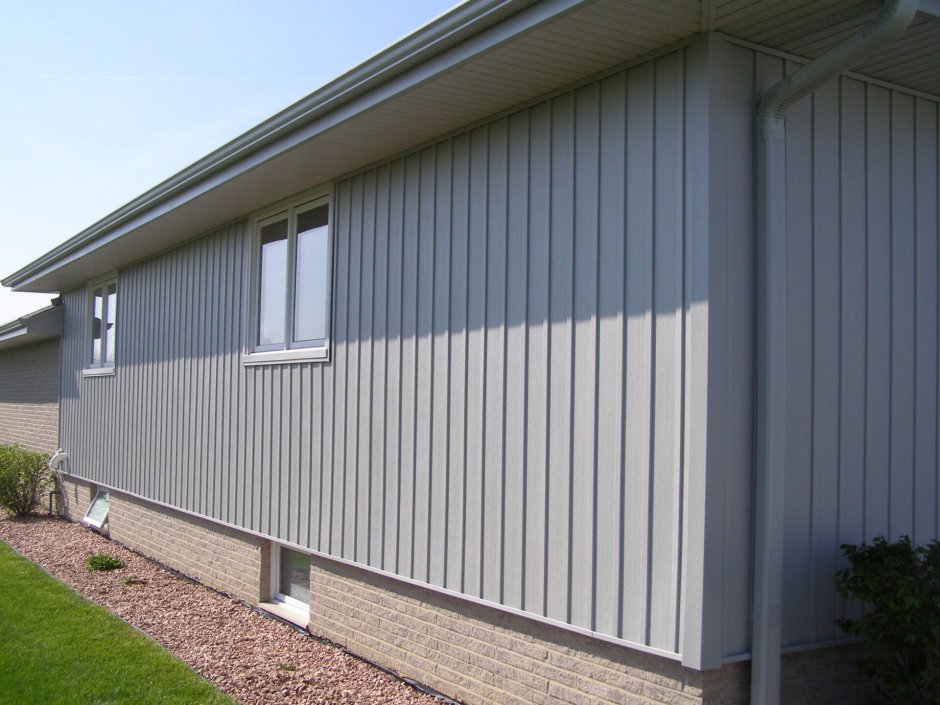 Вертикальный металлический сайдинг Гранд лайн