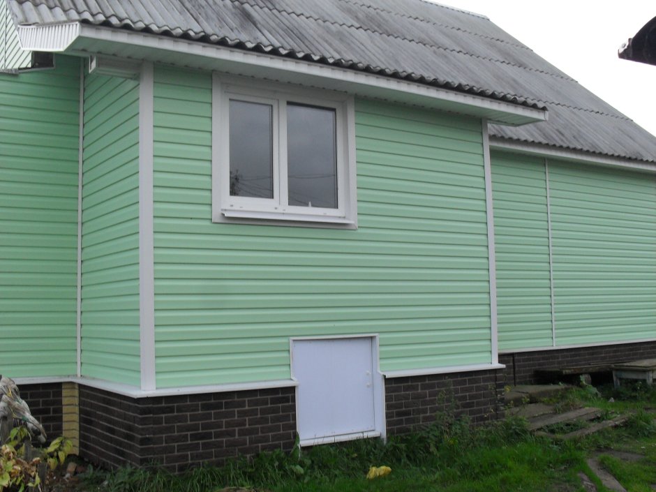 Отделка домов профлистом