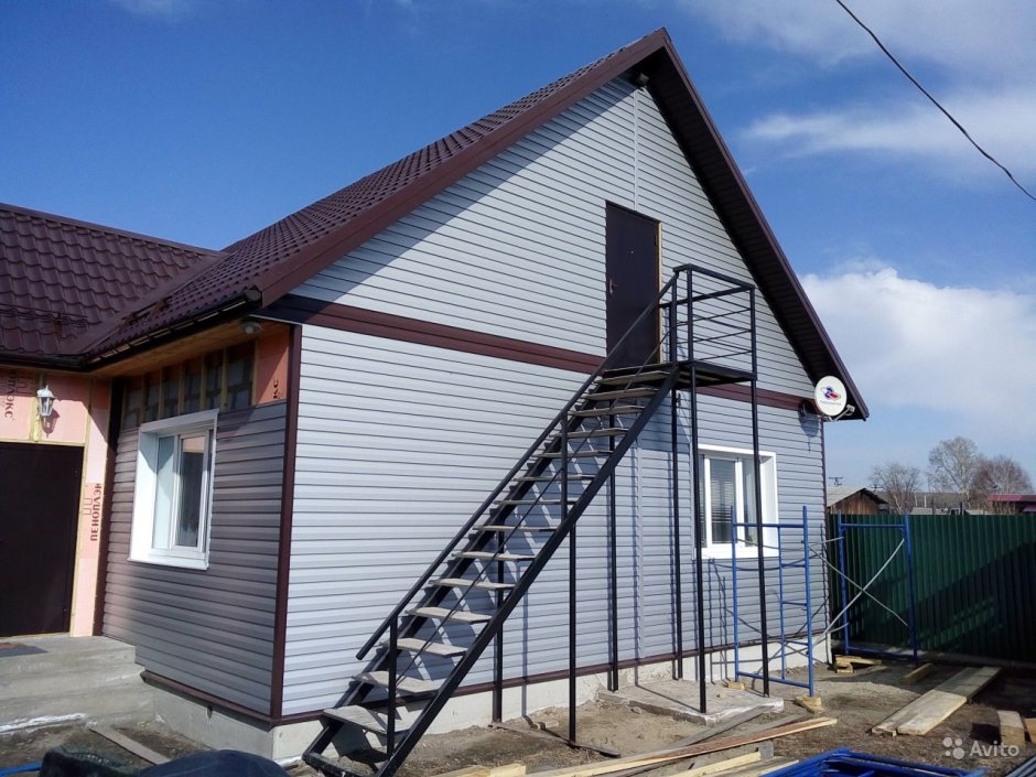 Обшивка домов профлистом