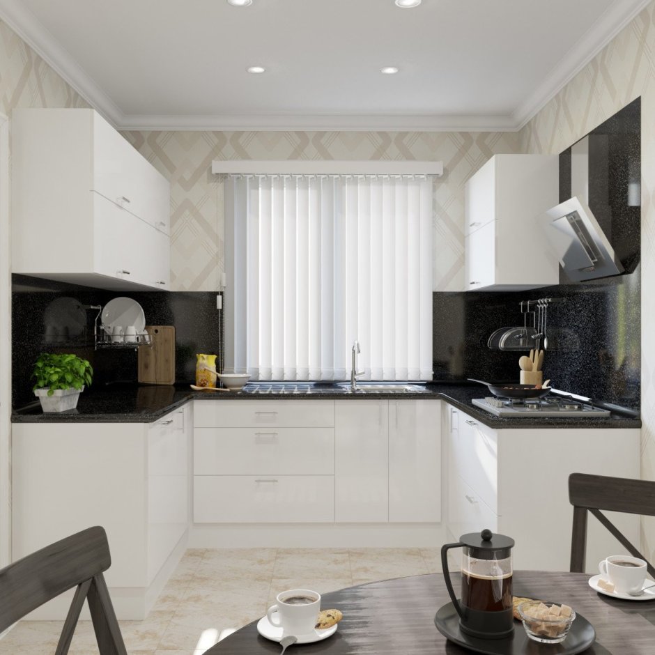 Белая кухня Леруа Мерлен