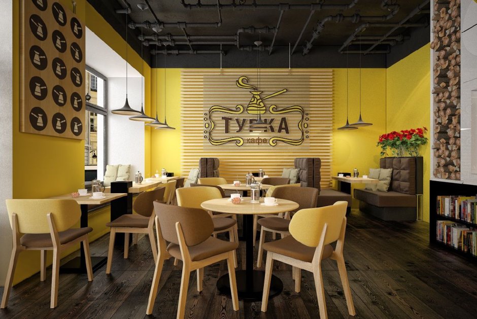 Интерьер кофейни
