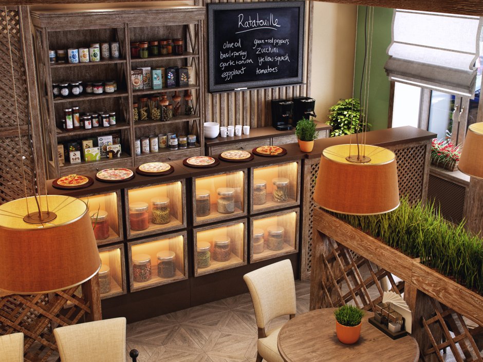 Мини кафе пекарня