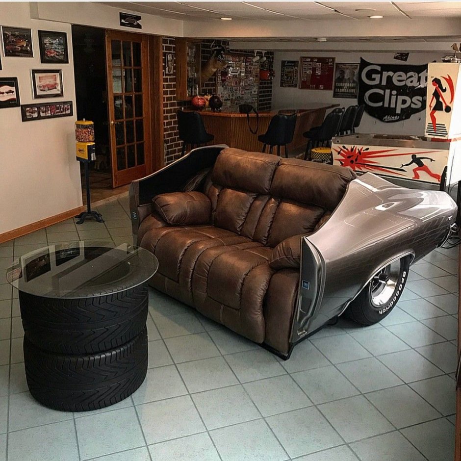 Мебель в гаражном стиле